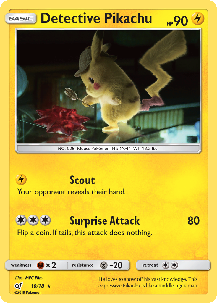 Detective Pikachu Detective Pikachu #10/18